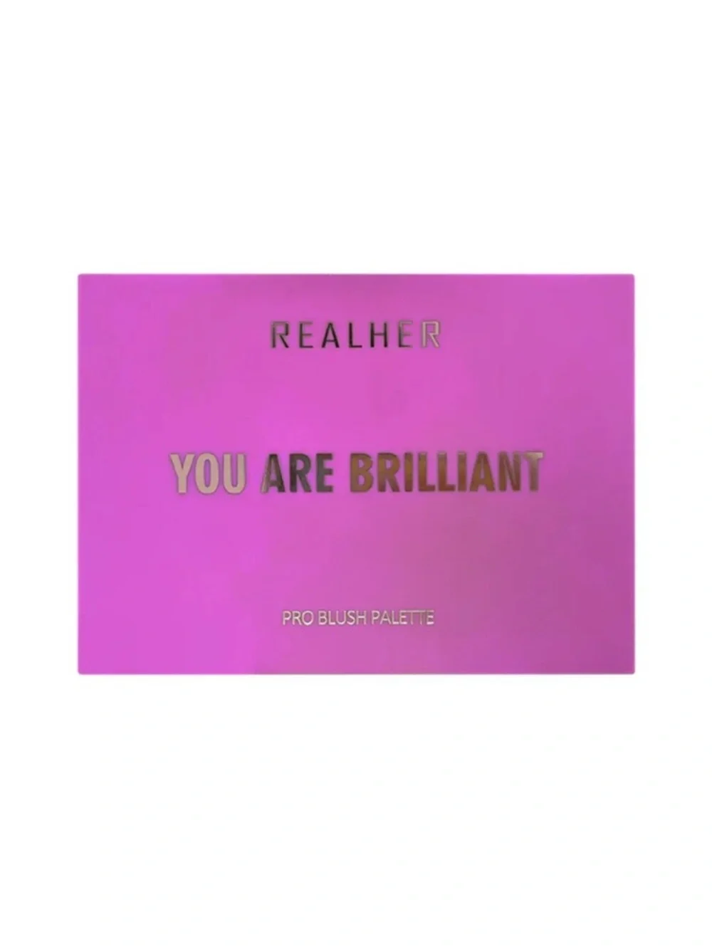 REALHER You Are Brilliant Pro Blush Palette NWT